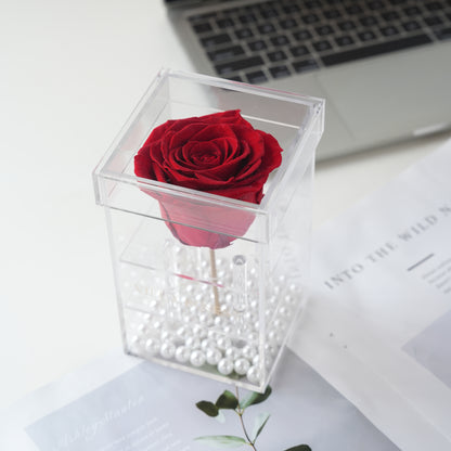 La Mini Single Rose | Antique Red