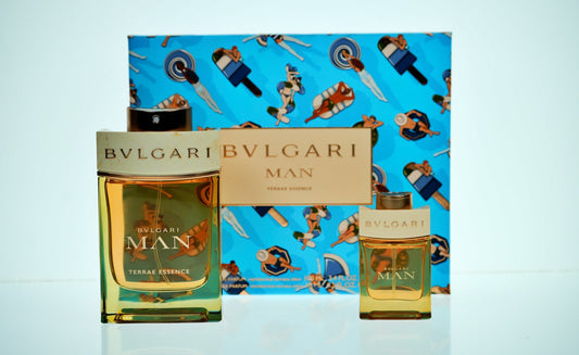 BVLGARI MAN TERRAE ESSENCE Men's 2PC GIFT SET