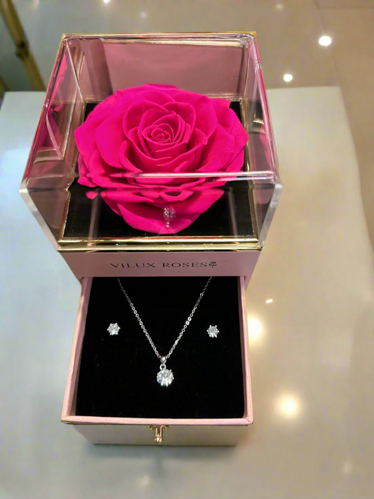 Pink Eternal Rose Gift Box