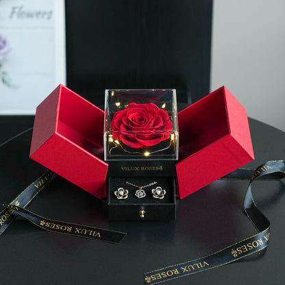 Double Door Eternal Rose Gift Box