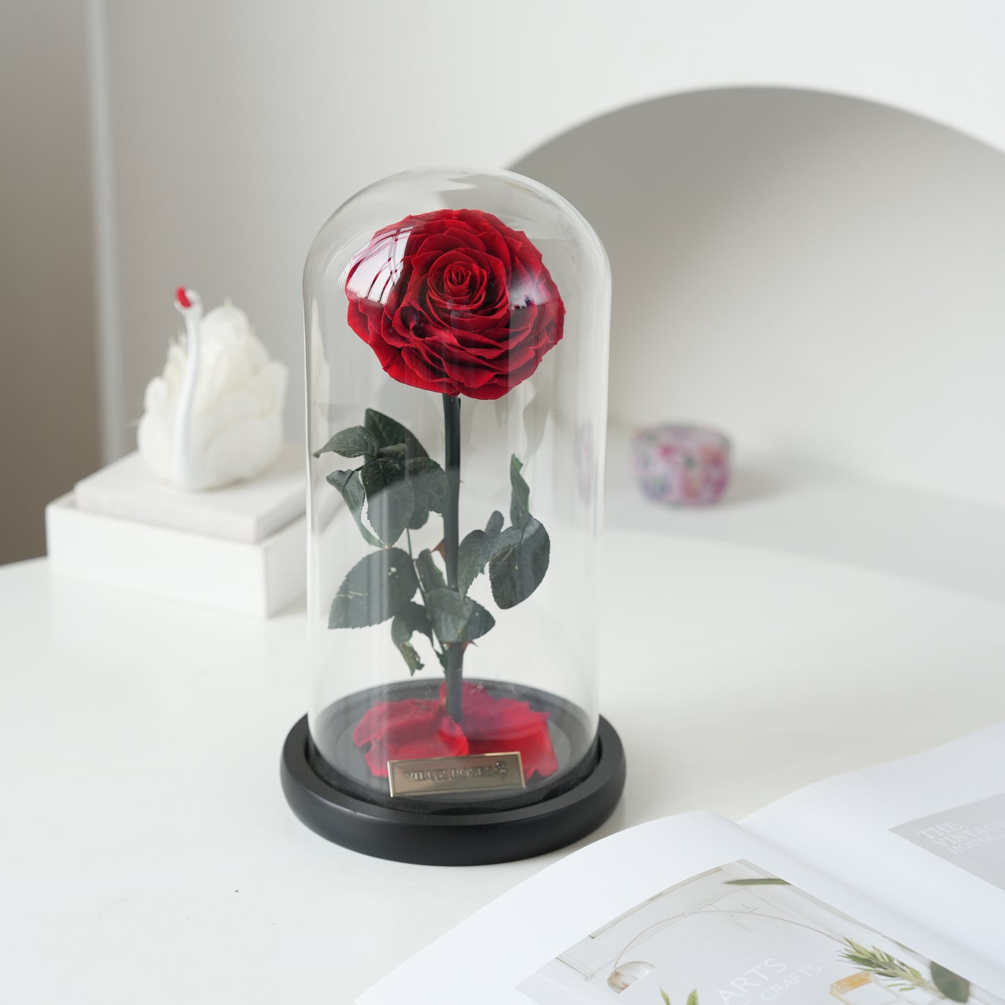 Serafina Rose Dome | Red