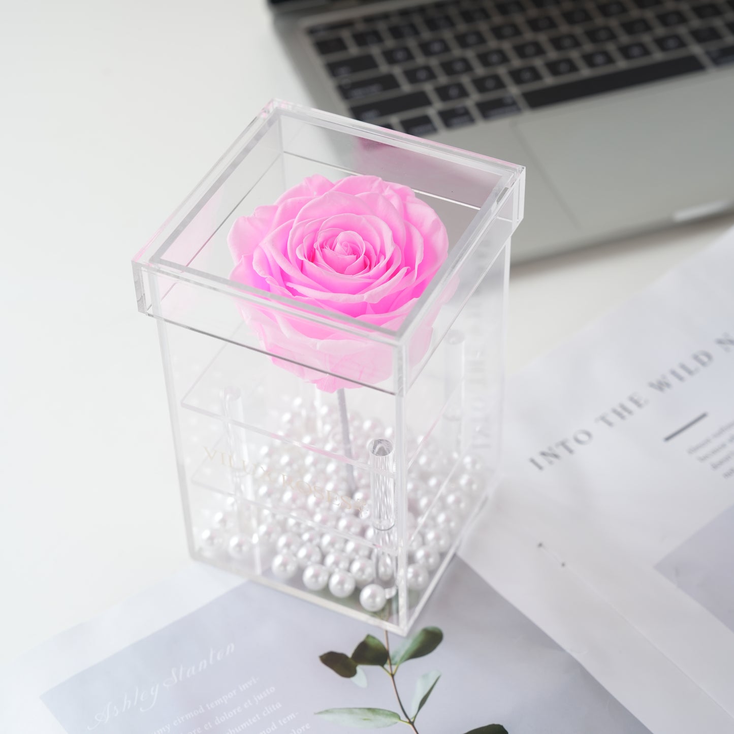 La Mini Single Rose | Bright Pink