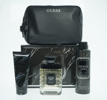 GUESS UOMO Men's 4PC GIFT SET