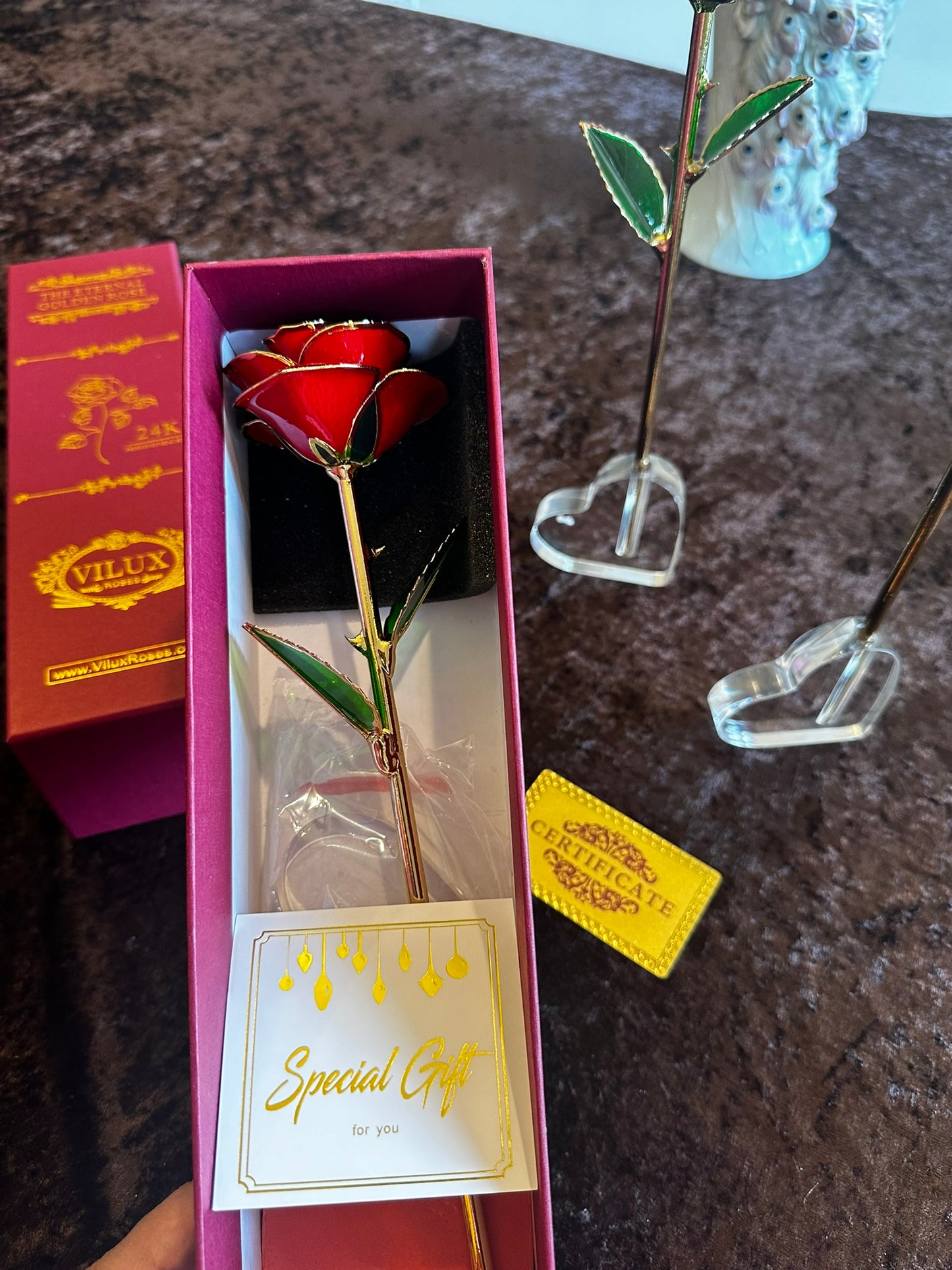 24K Eternal Golden Rose | Sweet Cream