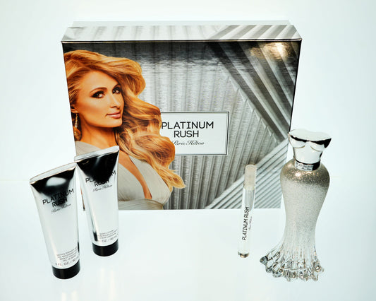 PARIS HILTON PLATINUM RUSH Women's 4PC GIFT SET