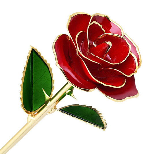 24K Eternal Golden Rose | Ravishing Red