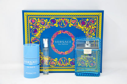 VERSACE EAU FRAICHE(M) 3PC GIFT SET