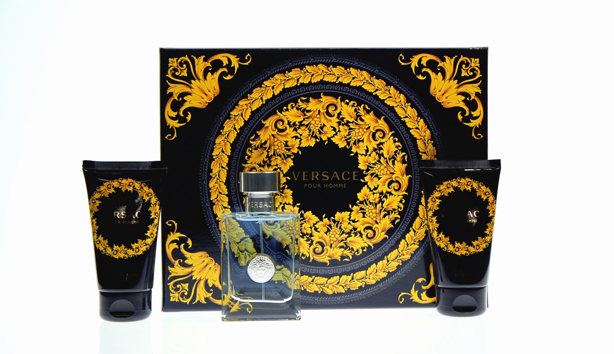 VERSACE POUR HOMME Men's 3PC GIFT SET