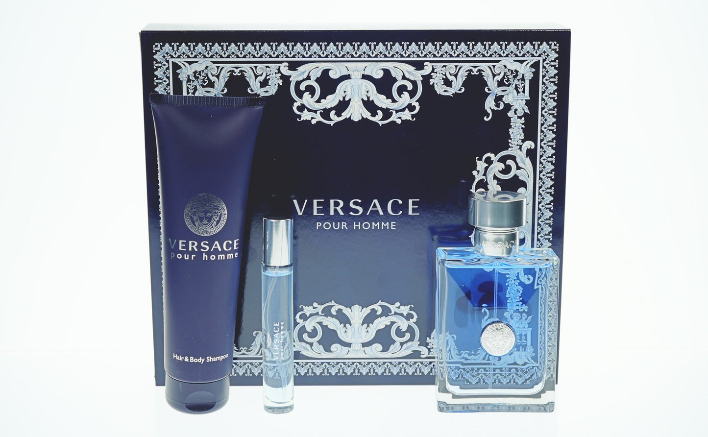 VERSACE POUR HOMME Men's 3PC GIFT SET